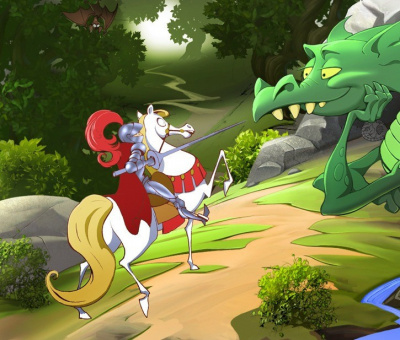 Дракон и рыцарь 3